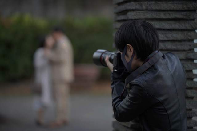 浮気調査の写真